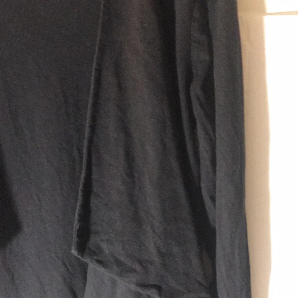 J.Crew draped cardigan black size small opened long sleeve dark academia